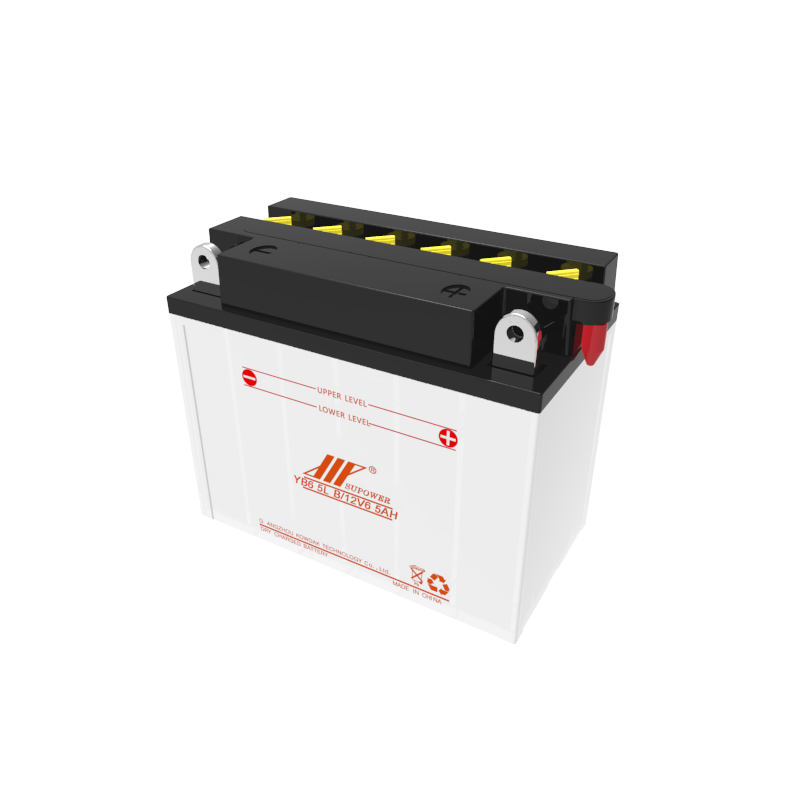 12V 6.5Ah lead acid battery OEM motorcycle dry-charged battery SUPOWER YB6L-B YB6.5L-B