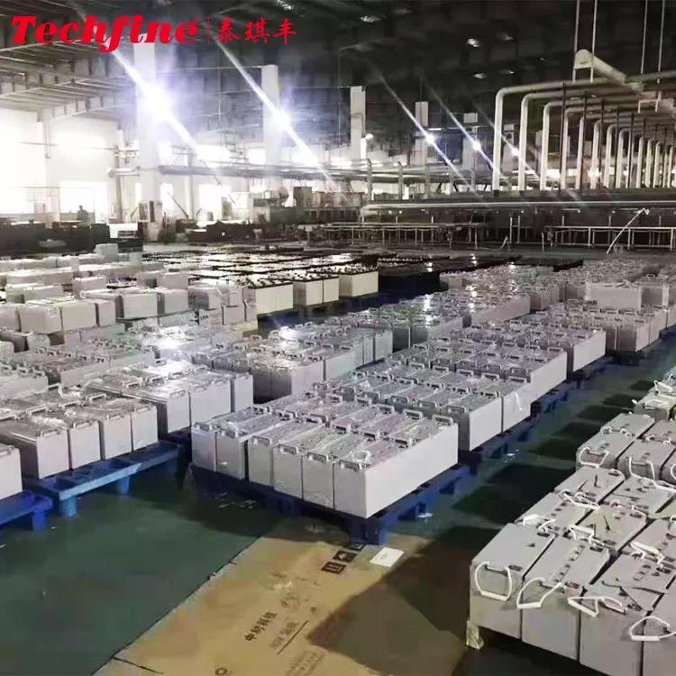 Techfine long shape 12V 100AH Solar Gel Battery Maintenance-free Lead-acid Batteries 100AH 120AH for Solar System