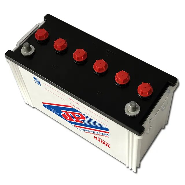 N100L 12V 100Ah Dry Charged Lead Acid Battery Excellent Cold Weather Performance for Boats and Cars Made in Vietnam