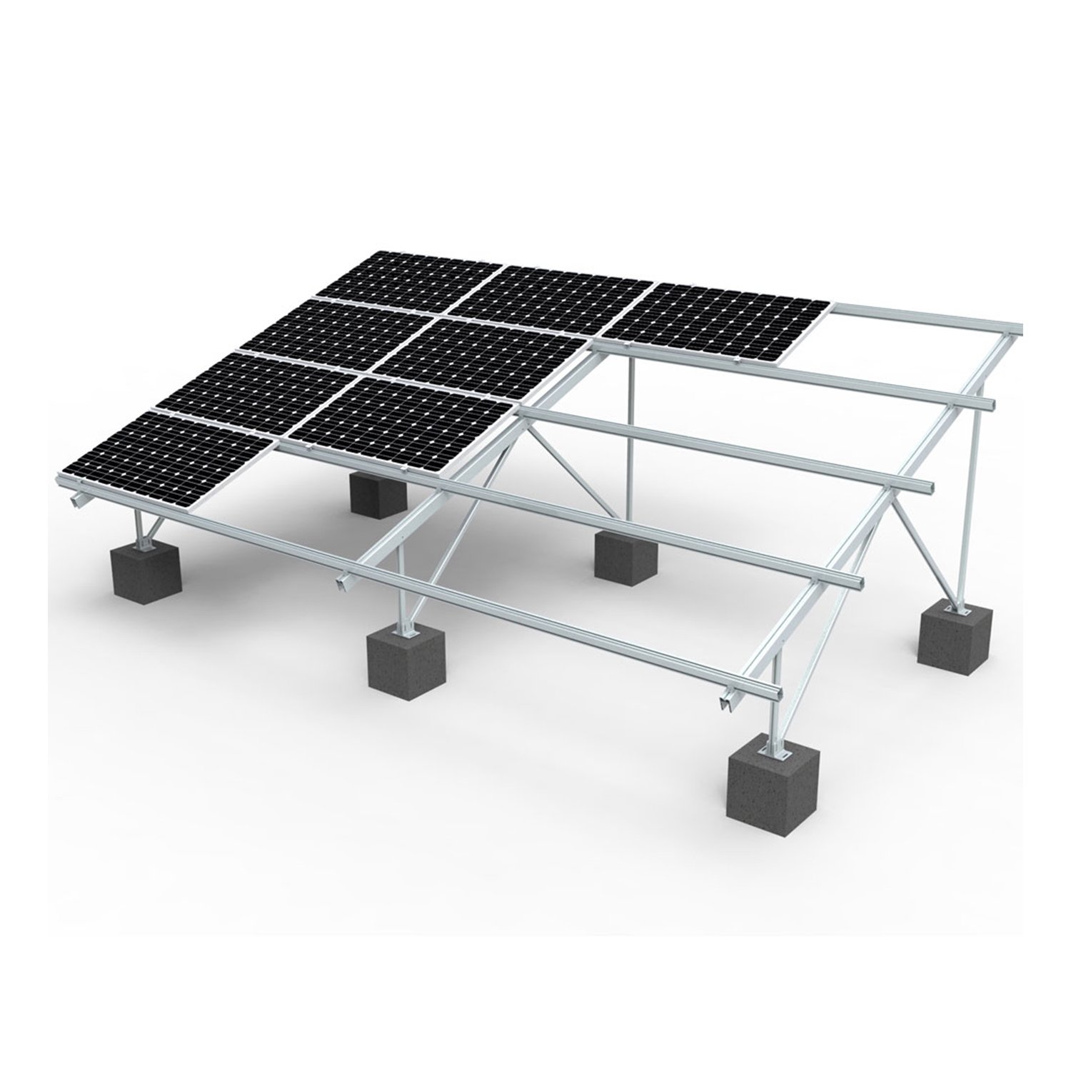 New Design Hybrid Solar System Complete Set 4000w Solar Panels 4KW System for Home