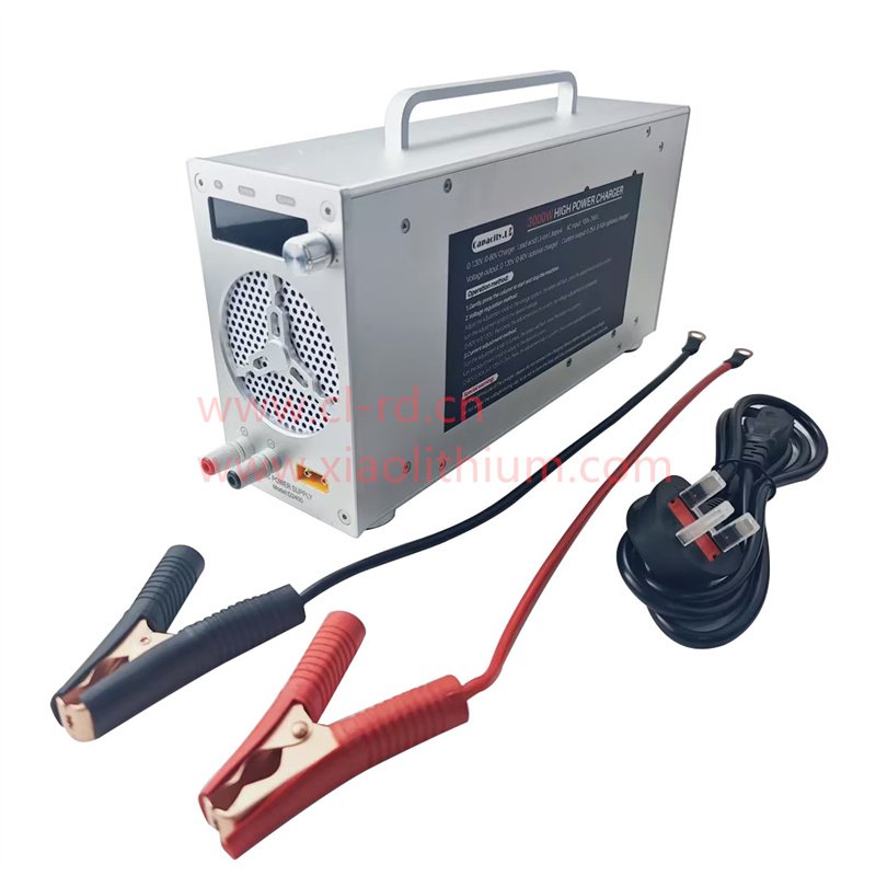DDP Powerful 3000W 0-60V 0-50A 0-120V 0-25A Voltage Current Adjustable Fast Charger Adapter for li ion lifepo4 lead acid battery