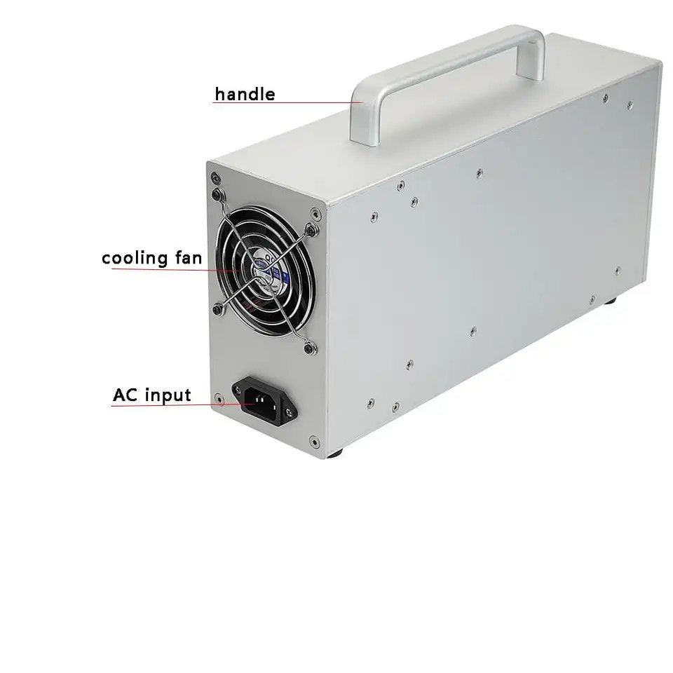 DDP Powerful 3000W 0-60V 0-50A 0-120V 0-25A Voltage Current Adjustable Fast Charger Adapter for li ion lifepo4 lead acid battery