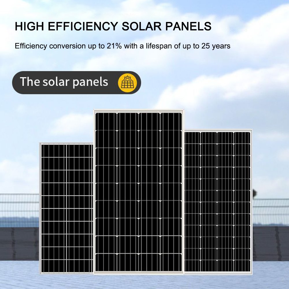 Solar Energy System Complete Kit 1KW 2KW 3KW Off Grid Solar Home System 5KW Off-grid Solar System With Lithium Battery