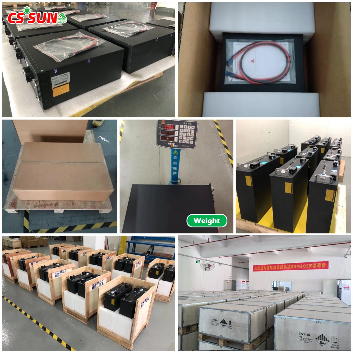 CSSUN 51.2V100Ah Long life Li-ion Battery for Power Tools,UPS 5kwh solar power bank factory supply cal