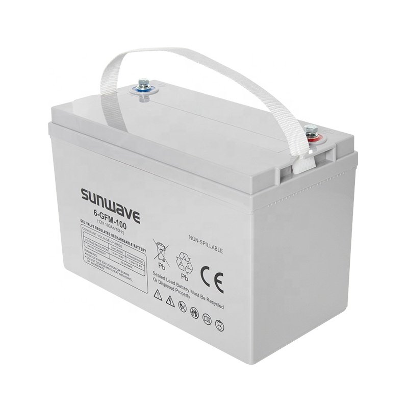 Customized logo Solar Storage Battery Gel 12V 100ah Lead Acid Batteries Lead