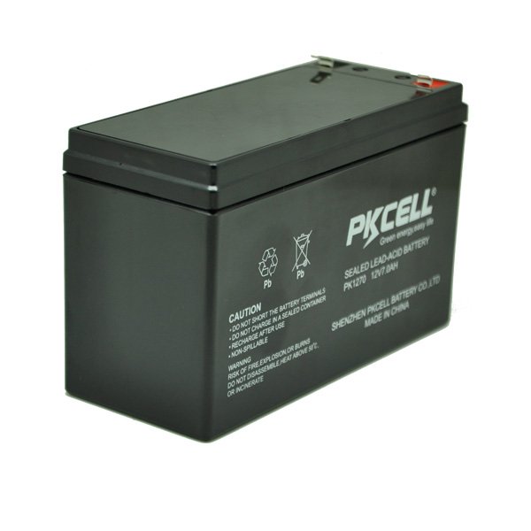 Hot selling deep cycle & strong lite battery 12v 7ah sealed lesd acid battery charger with msds