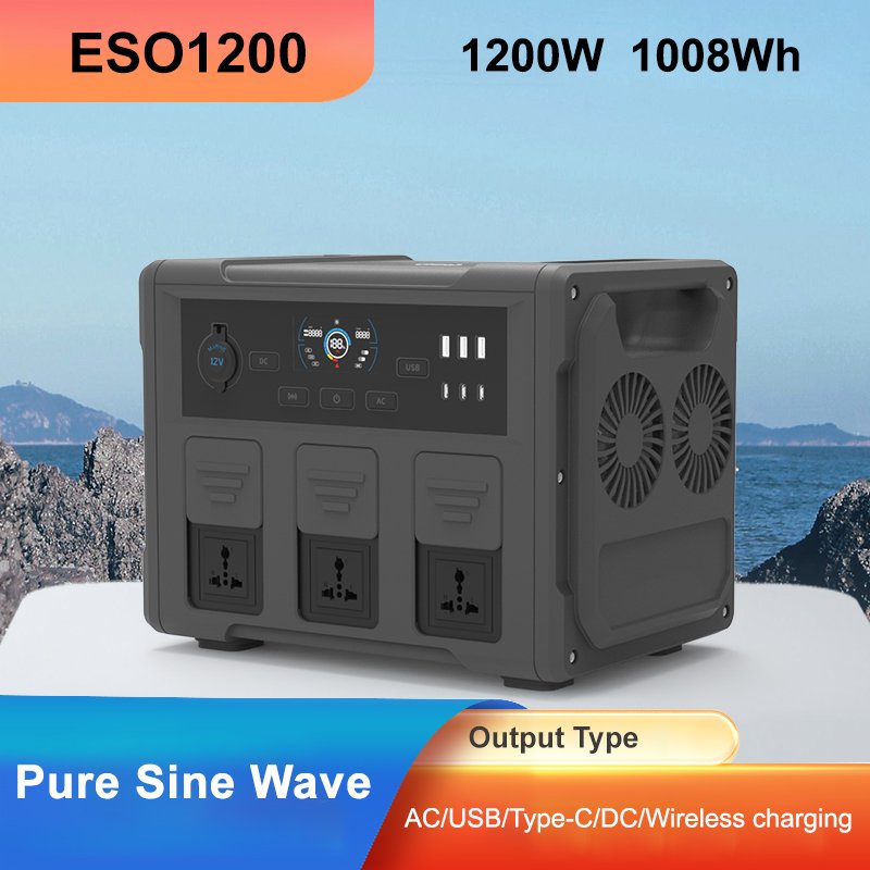 lithium ion battery 12v output power supply portable solar power station home electricity High quality
