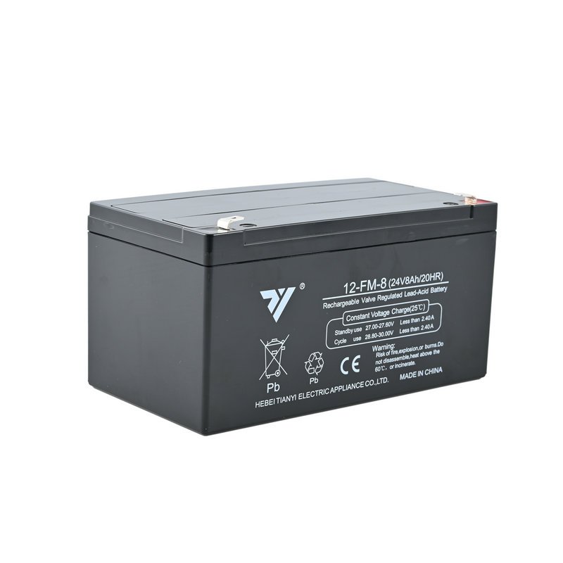 Lead-Acid Battery 24V 8AH 20HR Rechargeable Battery For Electric Stroller Electric Rolling Shutter Door Kids Electric Vehicle