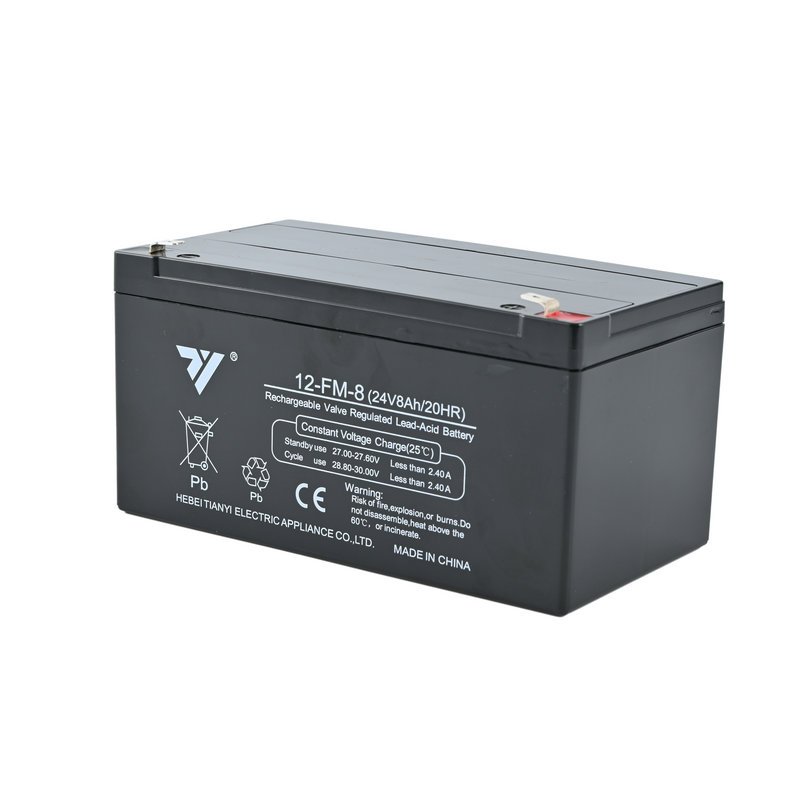 Lead-Acid Battery 24V 8AH 20HR Rechargeable Battery For Electric Stroller Electric Rolling Shutter Door Kids Electric Vehicle