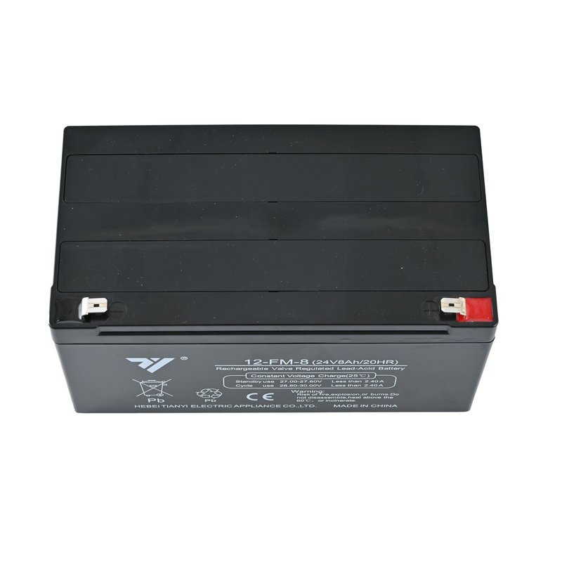 Lead-Acid Battery 24V 8AH 20HR Rechargeable Battery For Electric Stroller Electric Rolling Shutter Door Kids Electric Vehicle