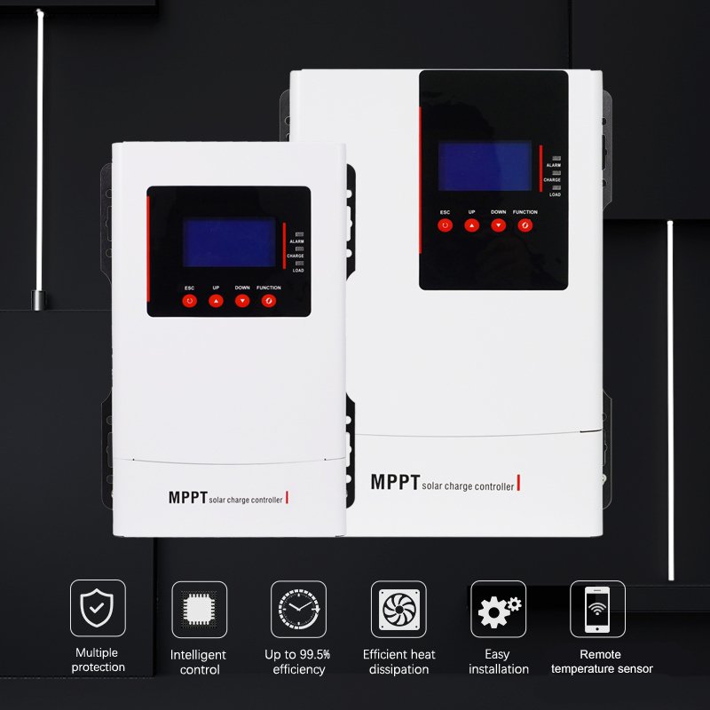 DEMUDA 60 Amp 60a 100a 48v Smart Solar Regulator Lithium Lifep04 Battery Chargers Control Mppt Solar Controller With Wifi APP