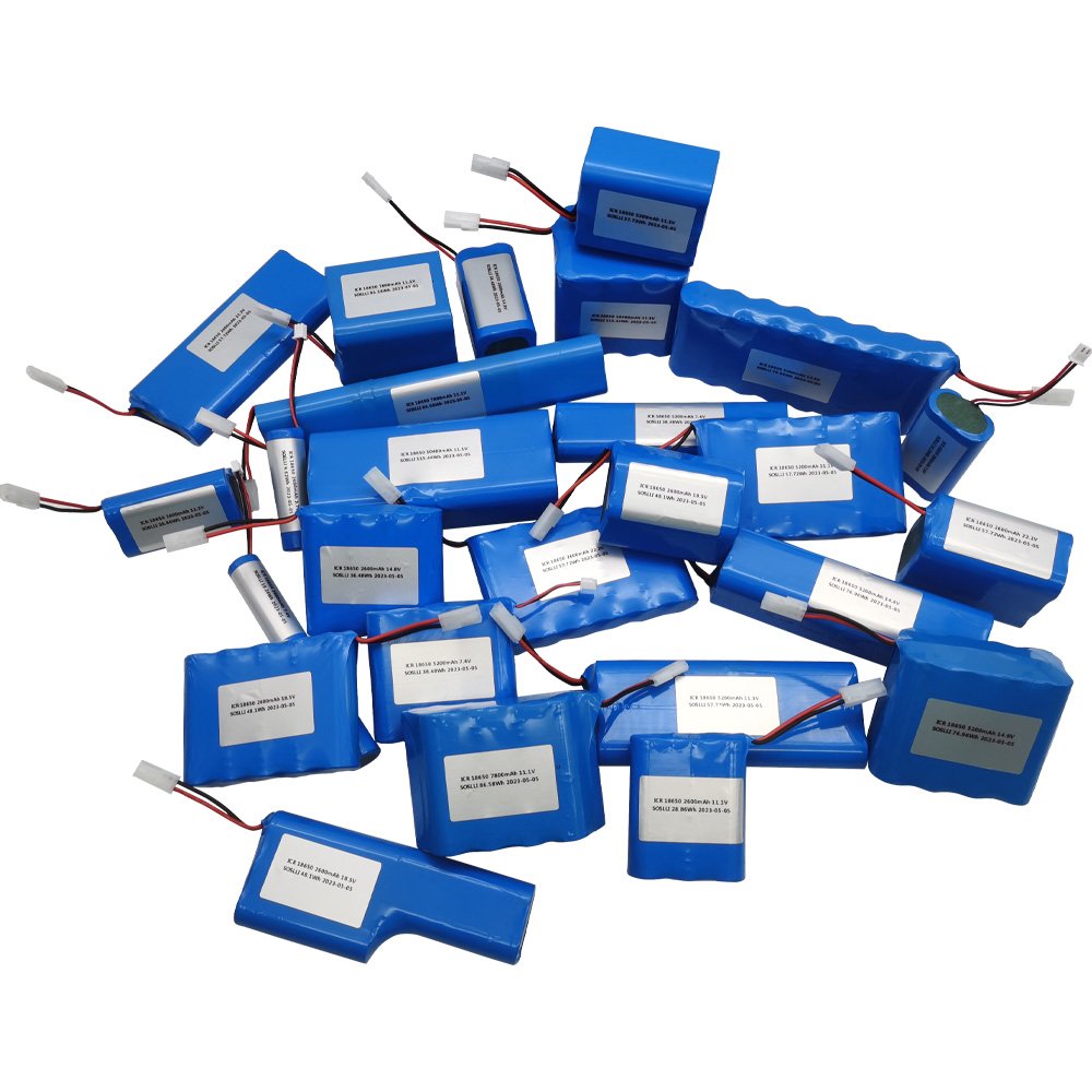 18650 3.7V 7.4V 11.1V 14.8V 18.5V 22.2V Small Rechargeable Lithium Ion Batteries Li Ion Battery Pack For Electronic Product