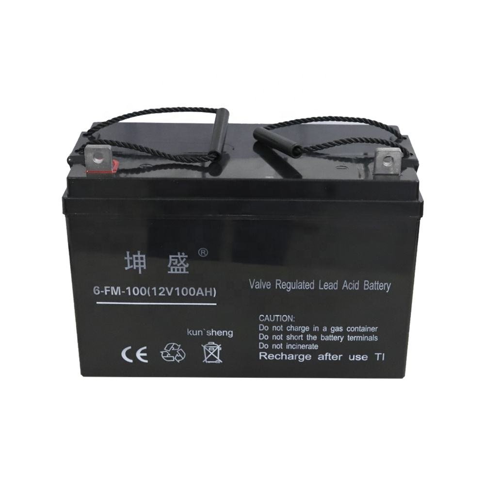 AGM Eco Friendly Lead-Acid Battery 12v 100ah 29.1KG Solar Energy Storage Battery Sealed Lead Acid Battery