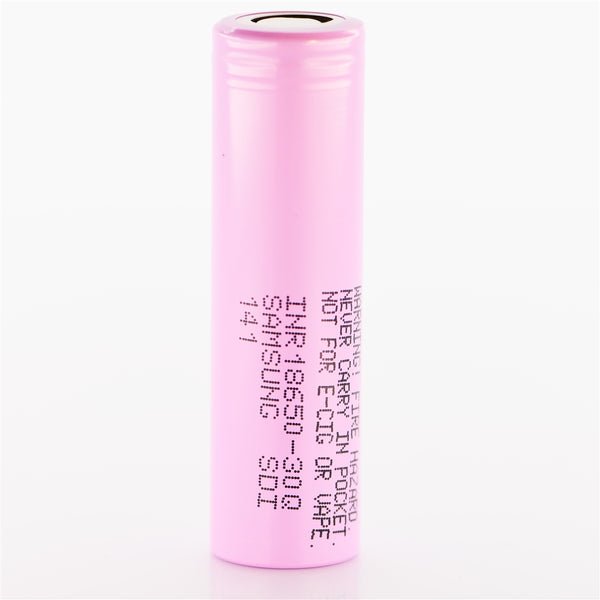 SAM 30A Discharge 3.6V 3000mAh INR18650 30Q Rechargeable Li-ion Battery For SAMSUN G INR18650-30Q