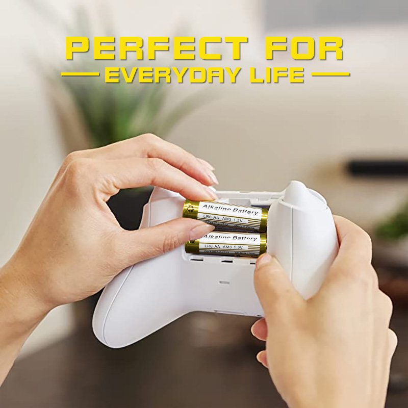 Factory price 1.5v alkaline batteries lr6 no.5 AA size alkaline battery 1.5v AAA size lr03 no.7 alkaline battery