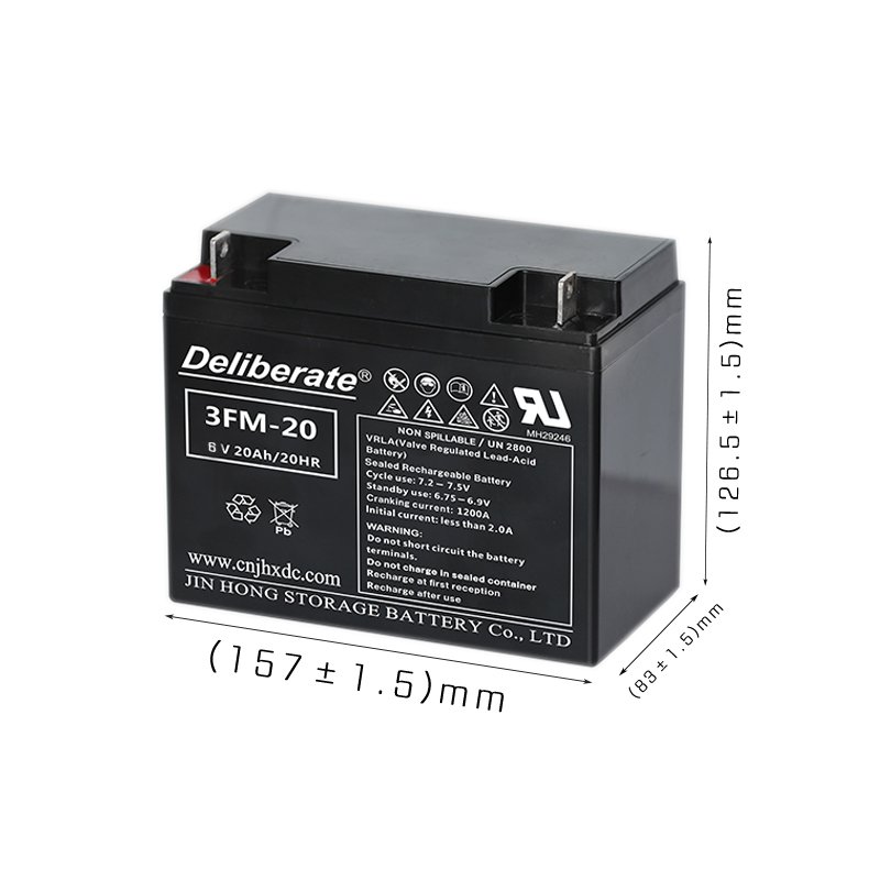 6v20AH rechargeable sealed lead acid battery manufacturing plant
