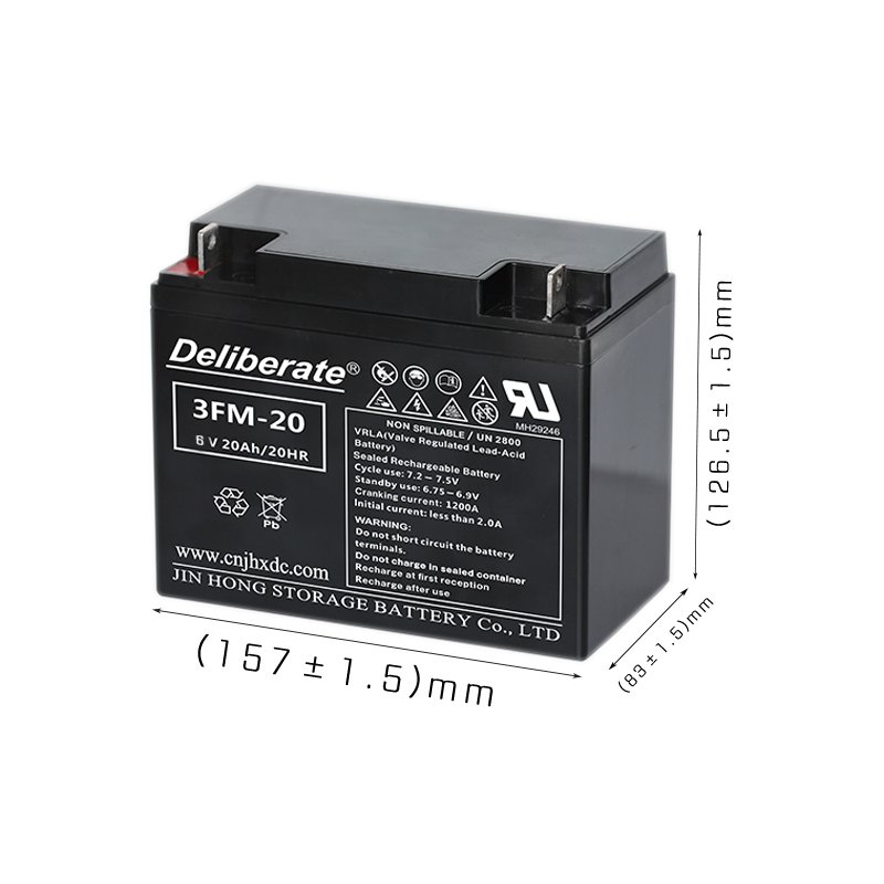 6v20AH rechargeable sealed lead acid battery manufacturing plant