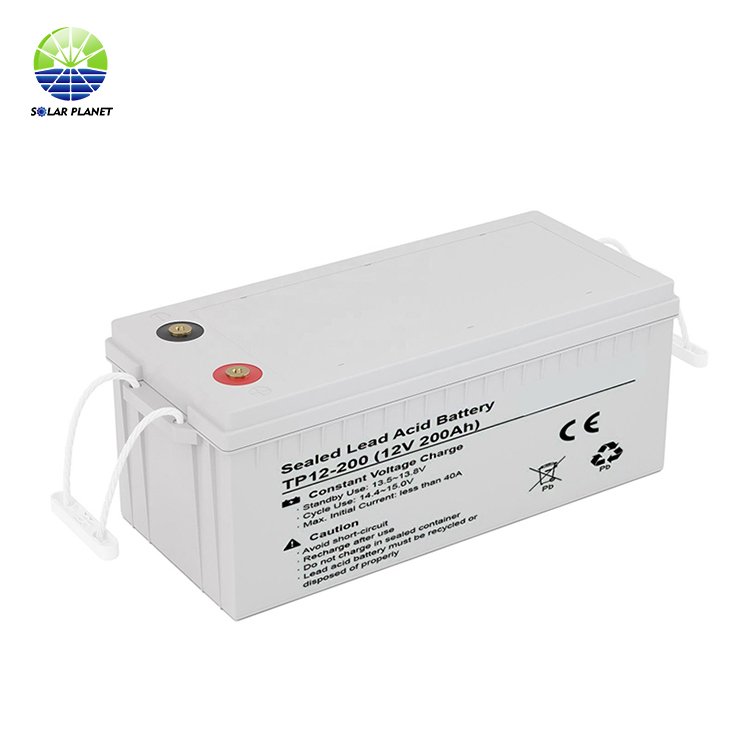 Solar Planet Rechargeable 12V 100Ah 200Ah 250Ah Solar Storage Power Gel Battery For Solar Energy System