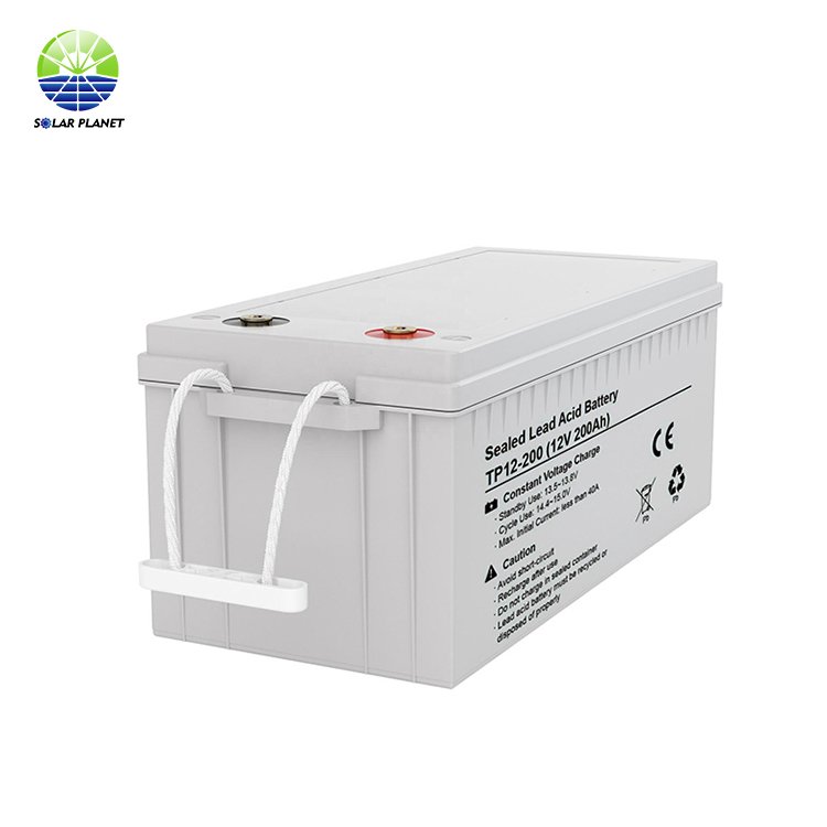 Solar Planet Rechargeable 12V 100Ah 200Ah 250Ah Solar Storage Power Gel Battery For Solar Energy System