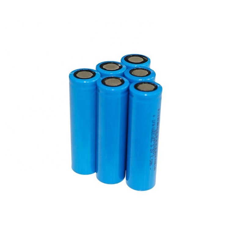 High Rate Discharge Lithium ion Phosphate 18650 Battery 18650 1100mAh Li-ion 1500mAh Rechargeable 18650 Cell for Electric Lamp