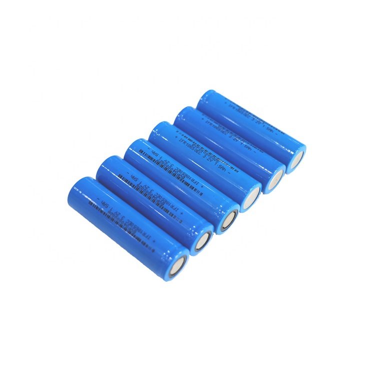 High Rate Discharge Lithium ion Phosphate 18650 Battery 18650 1100mAh Li-ion 1500mAh Rechargeable 18650 Cell for Electric Lamp