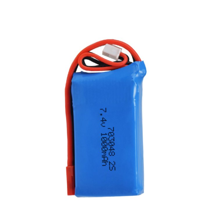 Factory 1000mAh 7.4V 30C 2S Lithium Batteries Pack for RC Quadcopter Toys