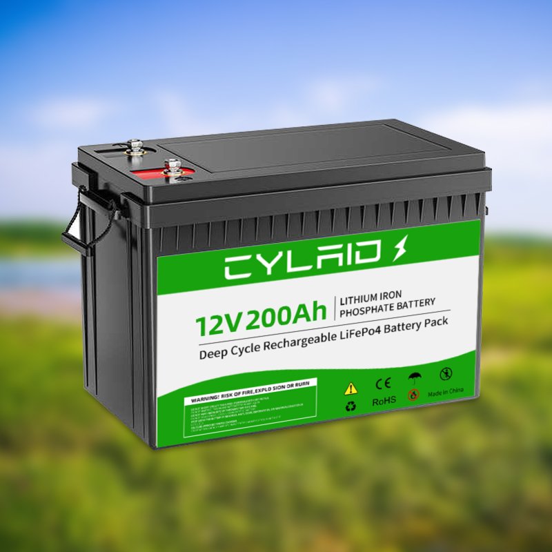 Cylaid Long Life Rechargeable LiFePo4 Battery Pack 12v 300AH 100Ah 200Ah 400Ah Waterproof Heating Li-Ion Battery