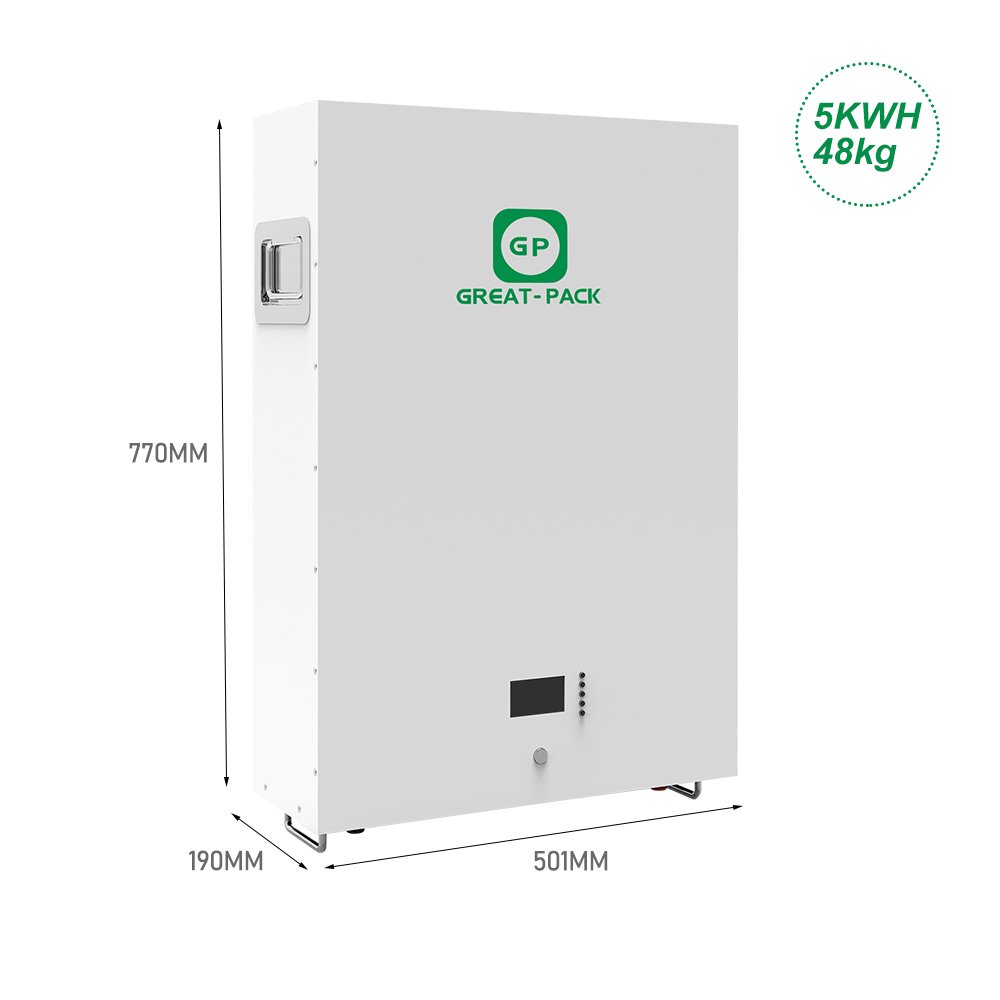 Residential Energy Storage Battery System GP Powerwall 48v 51.2v 20kwh 10kwh 5kwh 200ah Wooden Case Solar Off Grid System 1 Pc