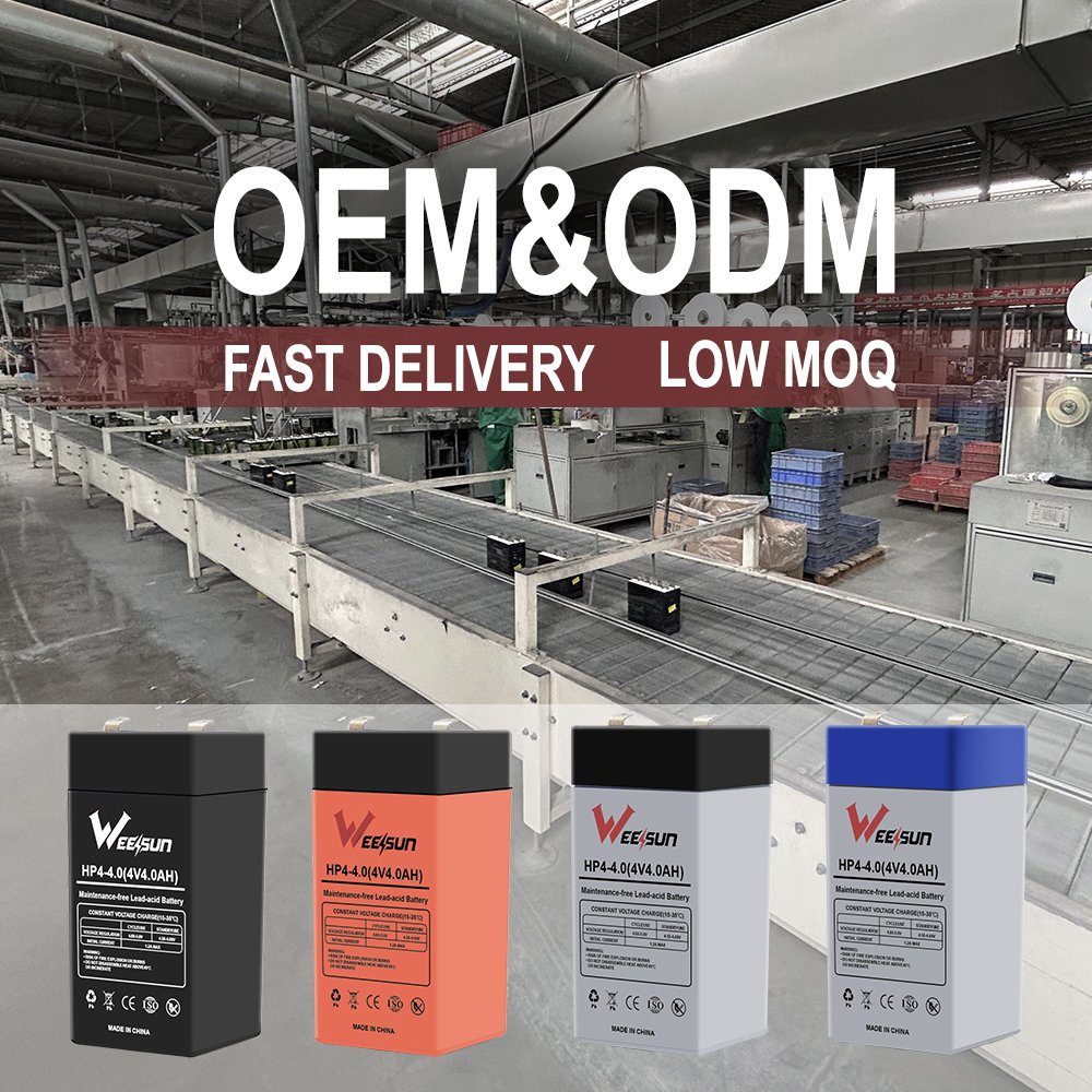 factory Rechargeable 4V4Ah digital scale Battery Lead Acid Battery Price AGM Battery for Car Toys