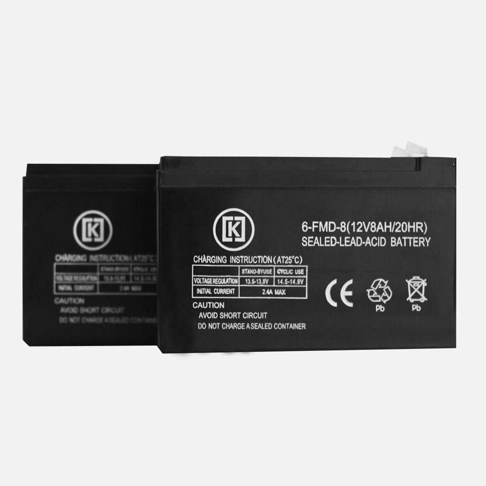Deep Cycle Ups Battery 12v 8ah Storage Rechargeable Sealed Lead Acid Batteries Sprayer For Agriculture