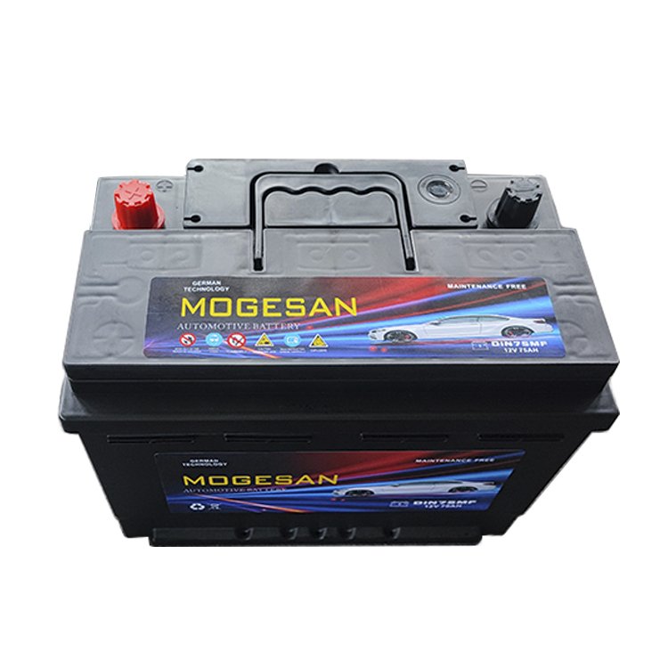 Long Life Rechargeable Batteries VRLA DIN75MF 75ah Lead Acid Lifepo4 Car Battery