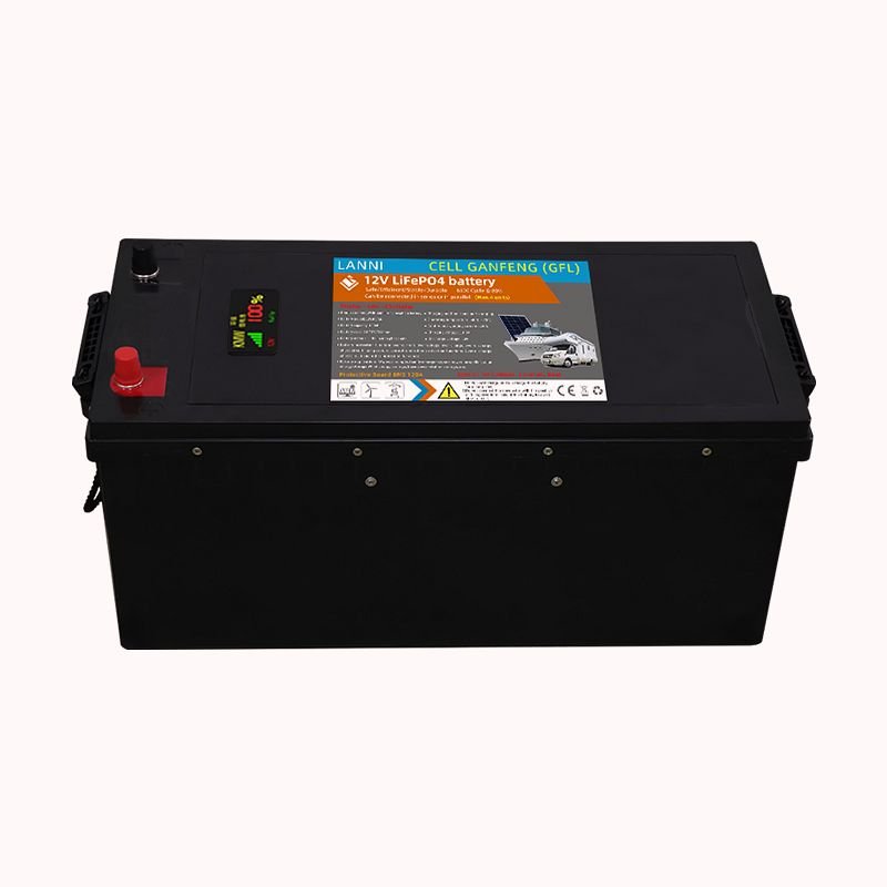 Lithium batteries with a black shell appearance resembling lead-acid batteries have a lifespan of over 6000 cycles