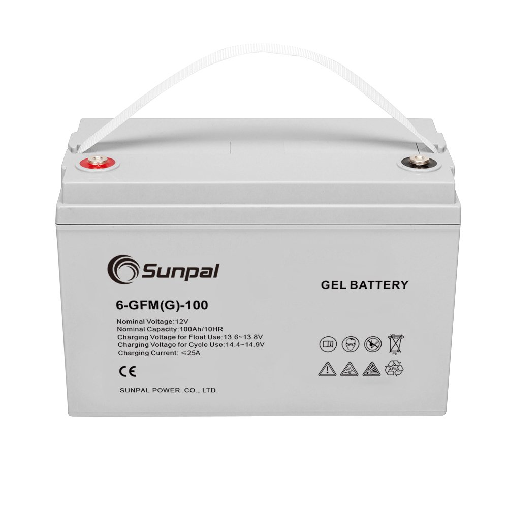 Sunpal Solar Gel Battery Agm 12V 100Ah 200Ah Energy Storage Lead Acid Batteries