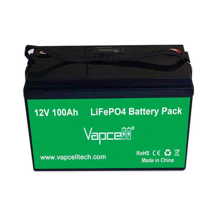 Vapcell 12v 100ah 200ah 280ah Lifepo4 Battery Pack With Box