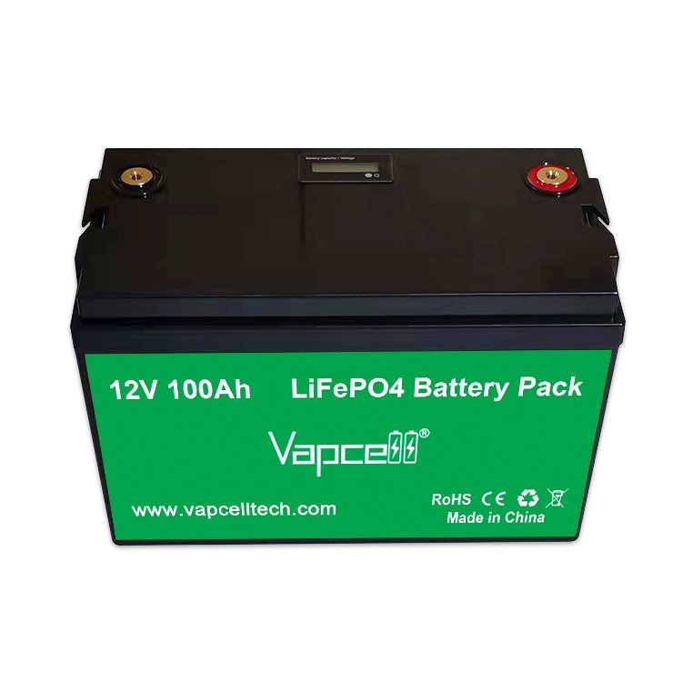 Vapcell 12v 100ah 200ah 280ah Lifepo4 Battery Pack With Box