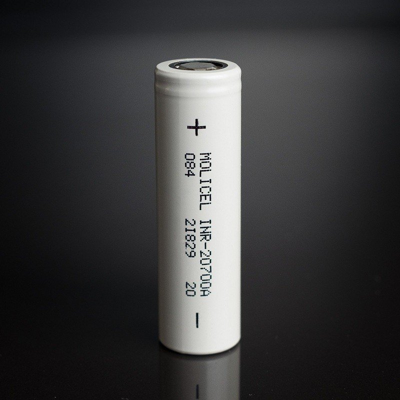 MOLICEL INR 20700A 3.7V 3000mAh Rechargeable Li-ion Power 20700 35A Discharge Lithium Ion Batteries Made in taiwan