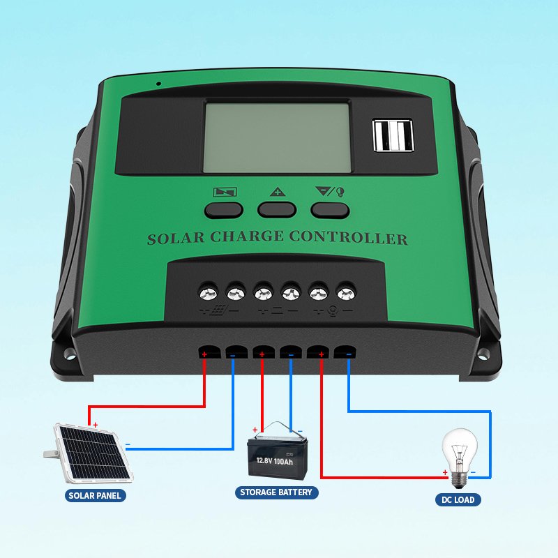 Smart MPPT 30A 40A 50A 60A Sun Solar Charge Controller high input voltage AUTO 12V 24V 48V PWM for Lithium Lead Acid Battery