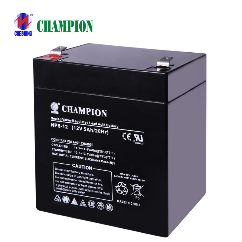 Champion 12v5ah Good Price Solar Energy Battery Storage System Sealed Lead Acid Batteries Lead-acid Battery