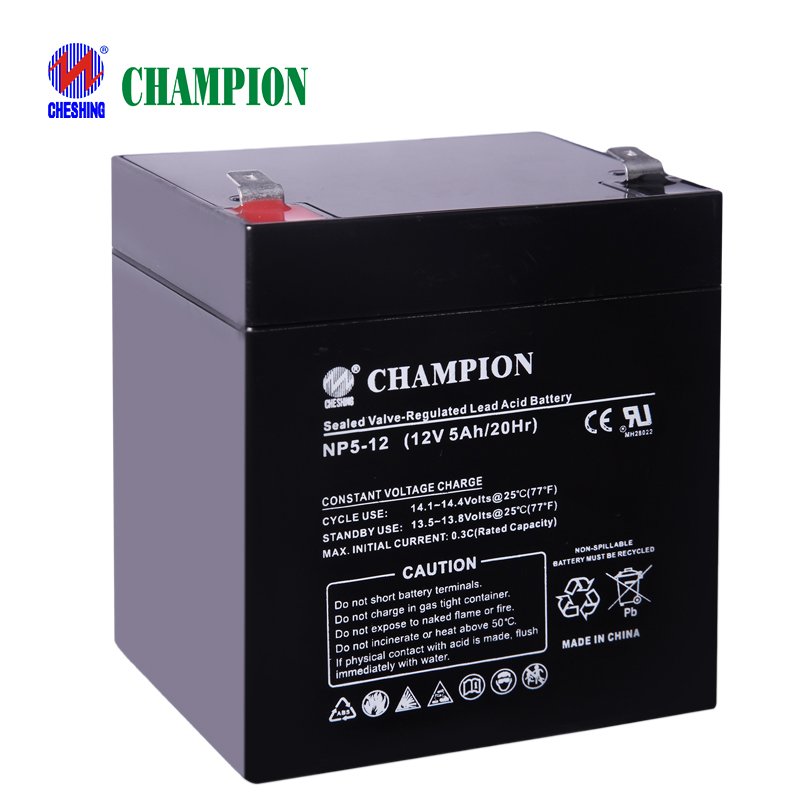 Champion 12v5ah Good Price Solar Energy Battery Storage System Sealed Lead Acid Batteries Lead-acid Battery