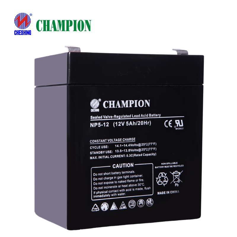 Champion 12v5ah Good Price Solar Energy Battery Storage System Sealed Lead Acid Batteries Lead-acid Battery