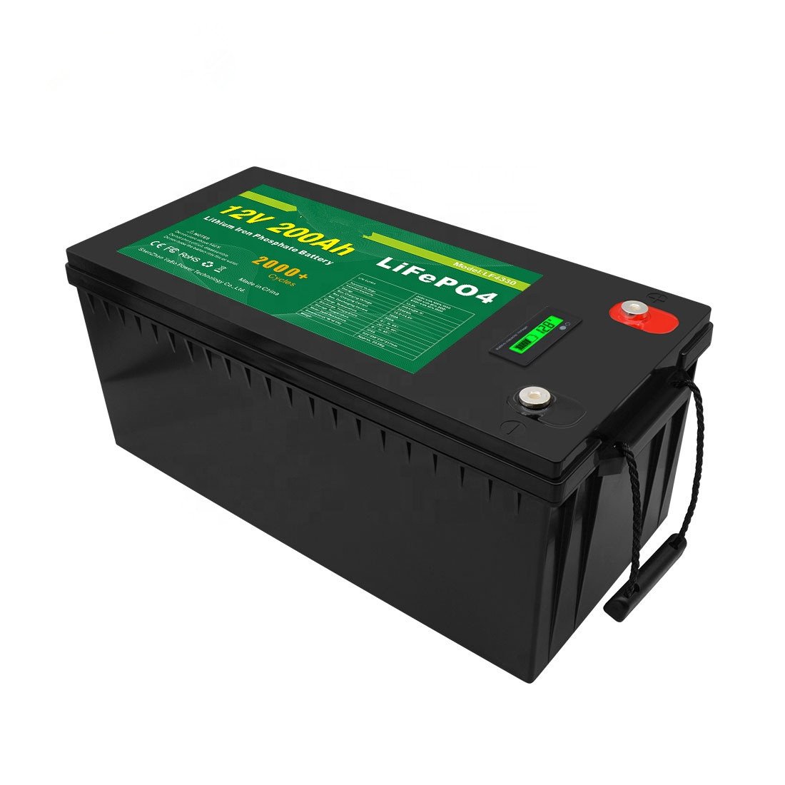 OEM Long Life 72V 48V 36V 24V 12V LiFePO4 Rechargeable Li-Ion Storage Prismatic 12V 200Ah Lithium Ion Battery LiFePO4 Battery
