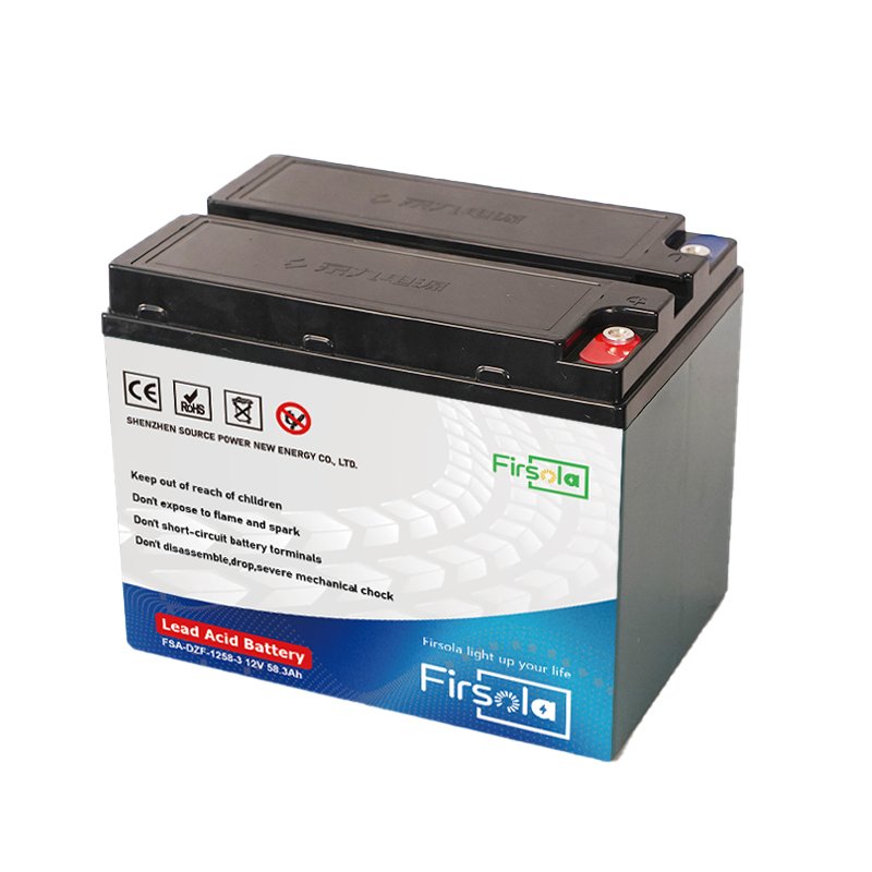 12V 58Ah M6 Terminal Customized Lead Acid Battery Agm Batteries 12V 58.3Ah