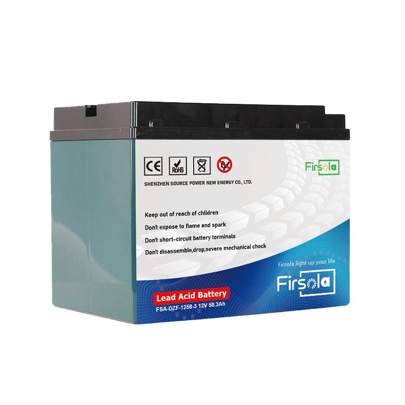 12V 58Ah M6 Terminal Customized Lead Acid Battery Agm Batteries 12V 58.3Ah