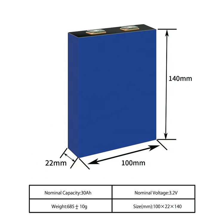 3.2v 27ah 30ah 50ah 100ah Prismatic Cell 27ah 3.2v Lithium Ion Battery Lifepo4 30ah For Solar Energy Storage