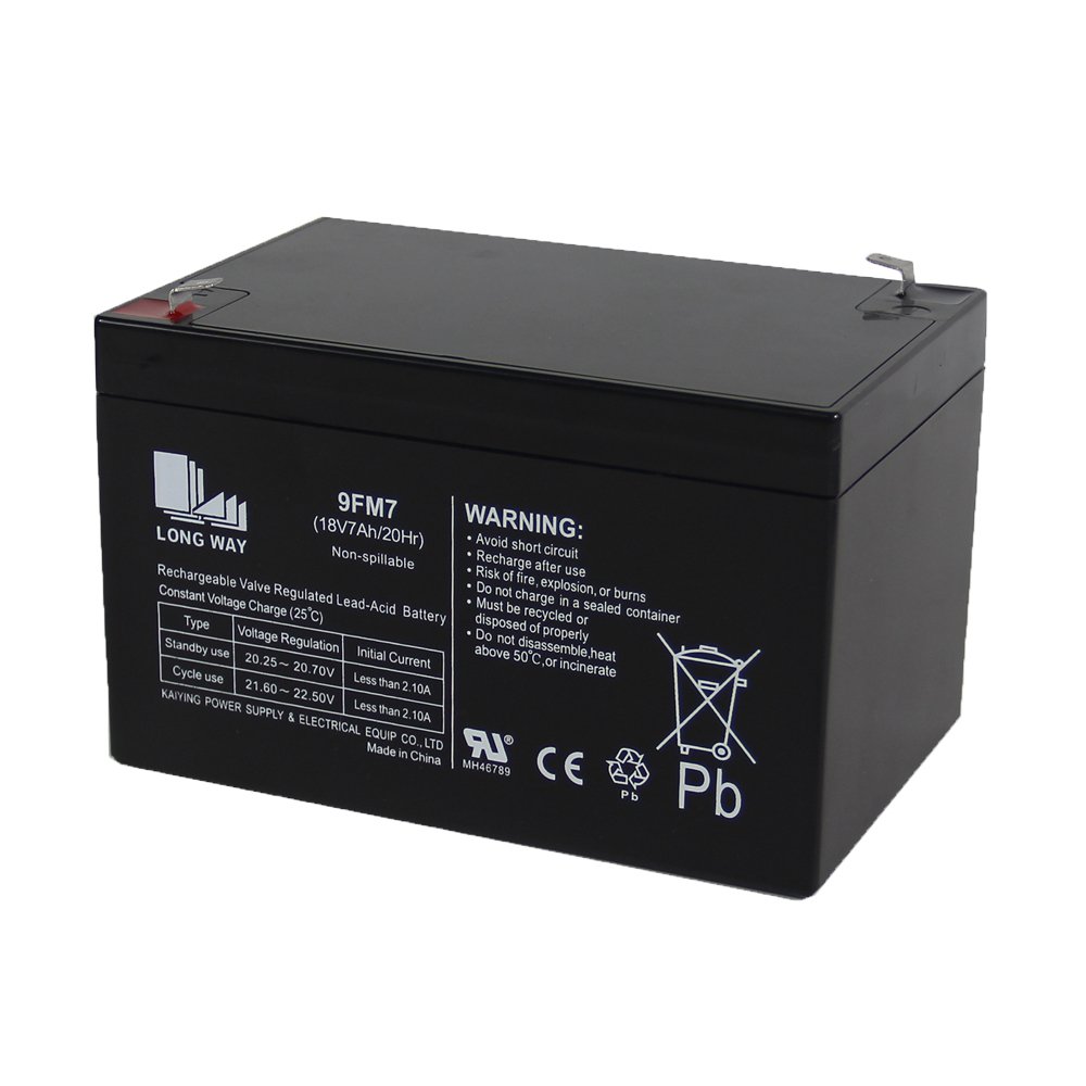 Electric mobility scooters e-bikes used Maintenance Free 18V7ah 9FM7 Lead Acid batteries