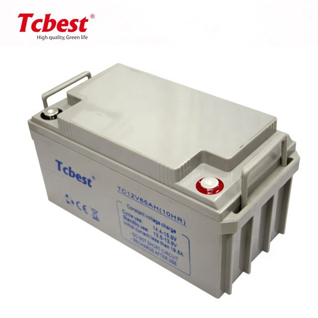 Hot Selling Rechargeable Battery 12v 65ah Storage Lead Acid Batteries
