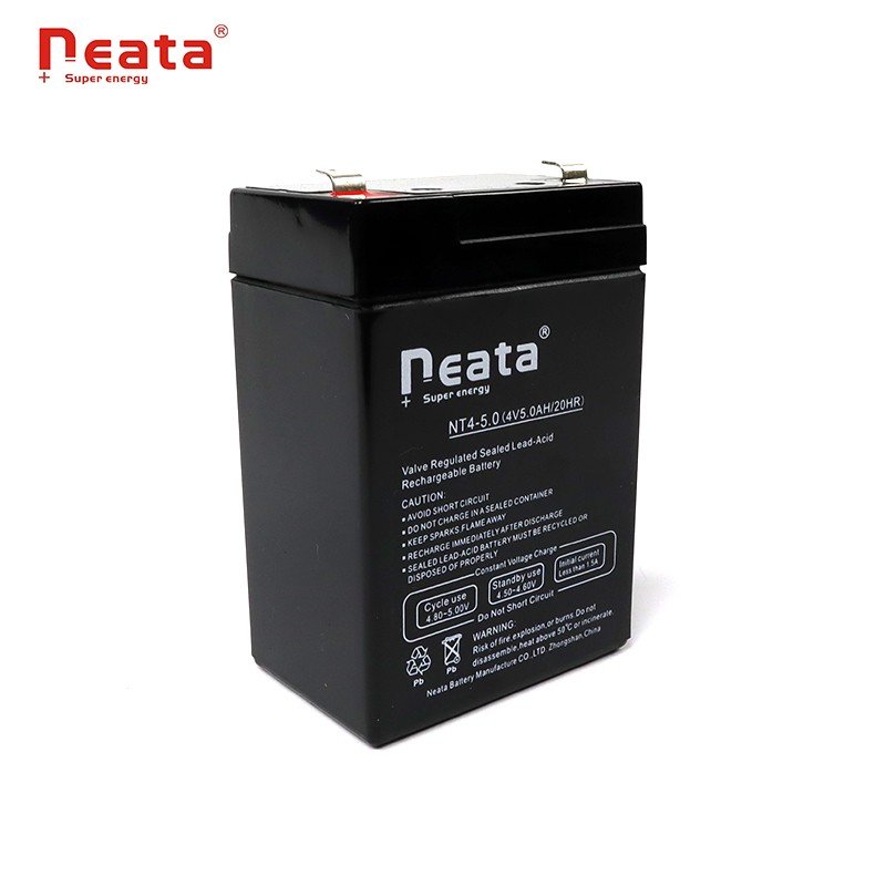 Rechargeable Battery Pack 4V 2ah 5ah Sealed Valve Regulated Lead Acid Battery