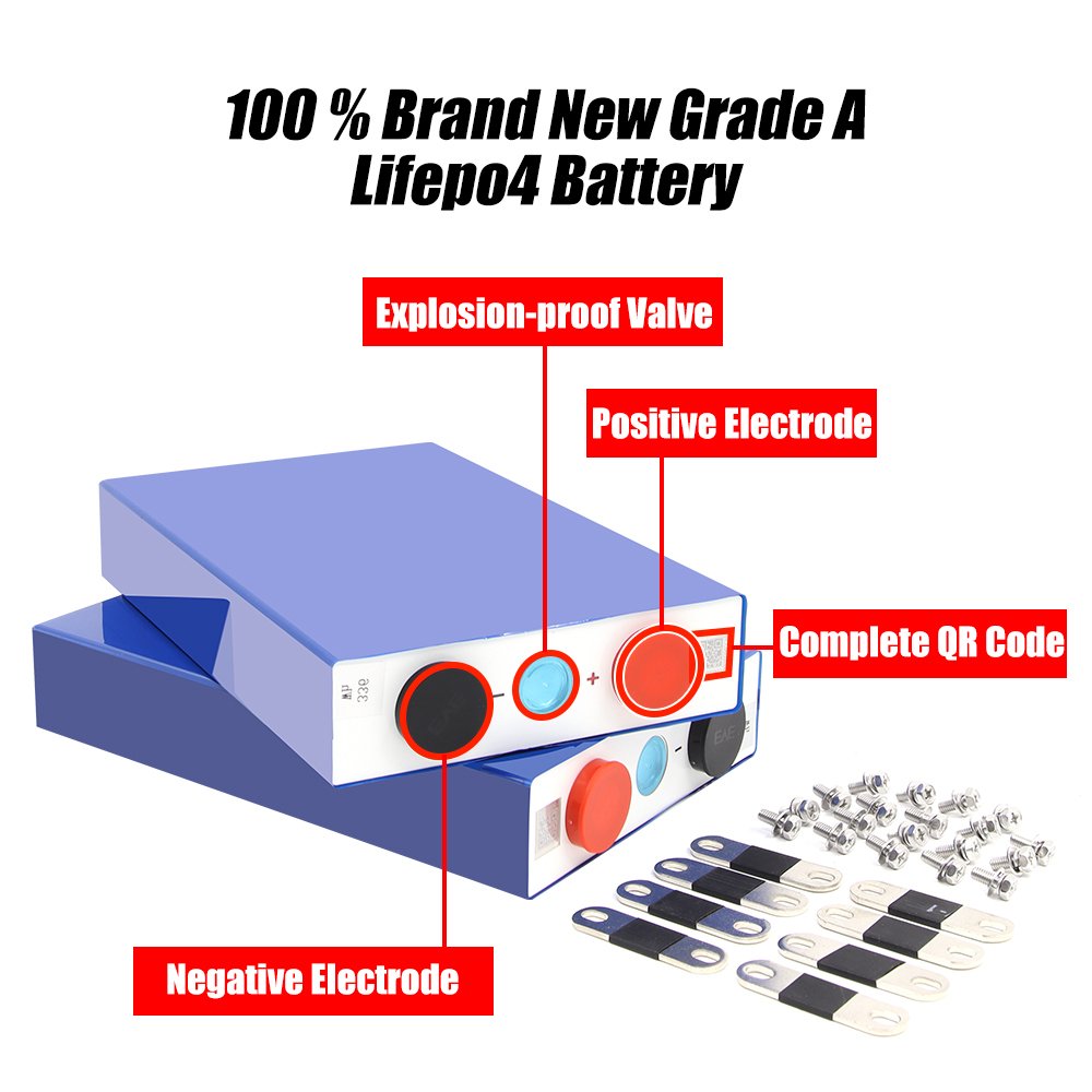 New Grade A lithium battery cells powertrialysis Ev 3.2v lifepo4 100ah 102ah 105ah lifepo4 lithium ion batteries