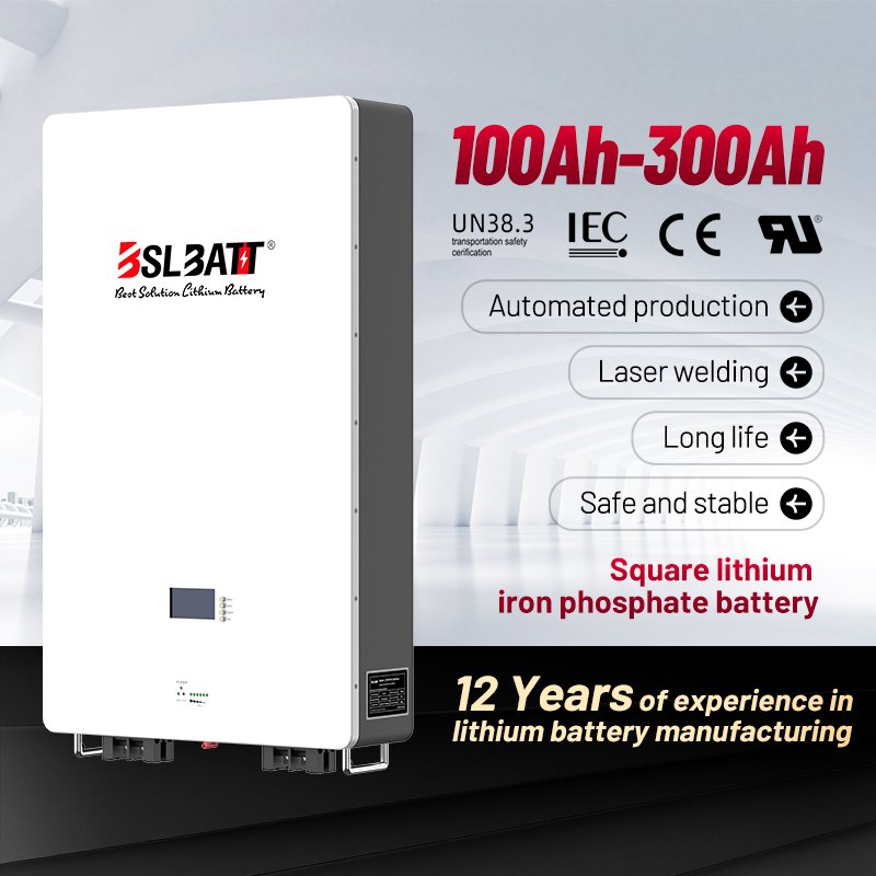 BSLBATT solar energy battery lipo4 battery 48v 200ah