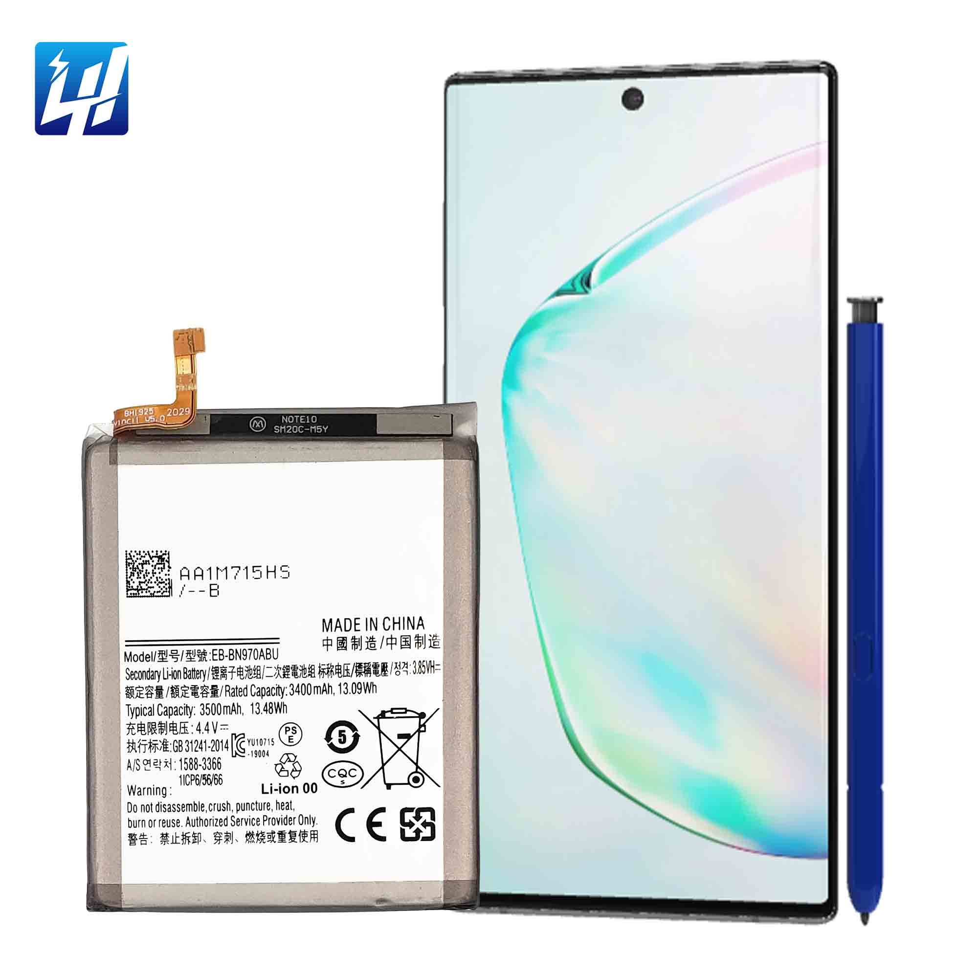 OEM Note10 N971 N971U N971N High quality battery for Samsung Galaxy Note 10 5G 3500mAh EB-BN970ABU